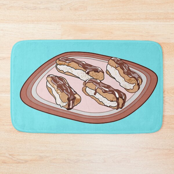 Item preview, Chocolate eclair cartoon illustration designed and sold by Misscartoon.