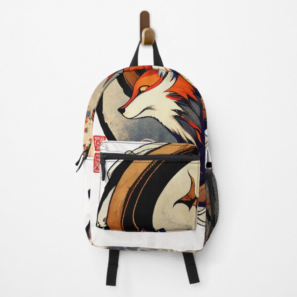 Item preview, Mystical Japanese Red Fox Artwork designed and sold by The-Dark-Art.