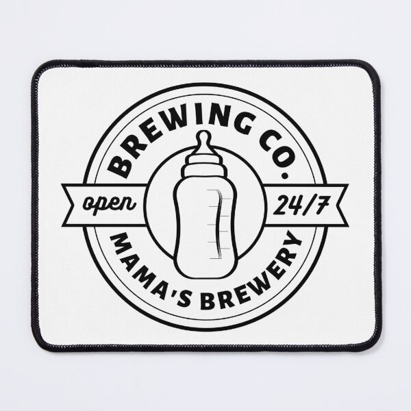 Item preview, Mama's Boobery Breastfeeding Brewery New Mom Brewing Co designed and sold by yoshra.
