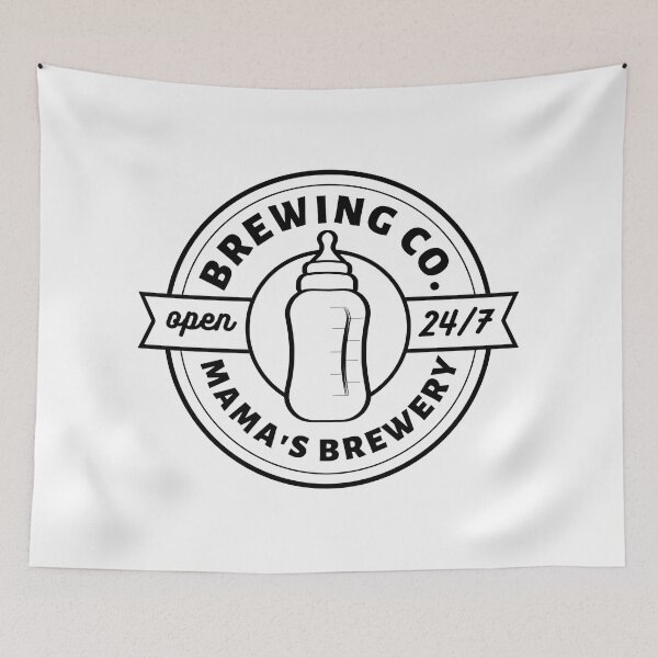 Item preview, Mama's Boobery Breastfeeding Brewery New Mom Brewing Co designed and sold by yoshra.