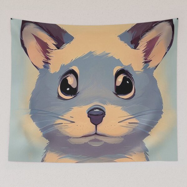 Item preview, Adorable Cute Hamster Artwork designed and sold by shypixels.