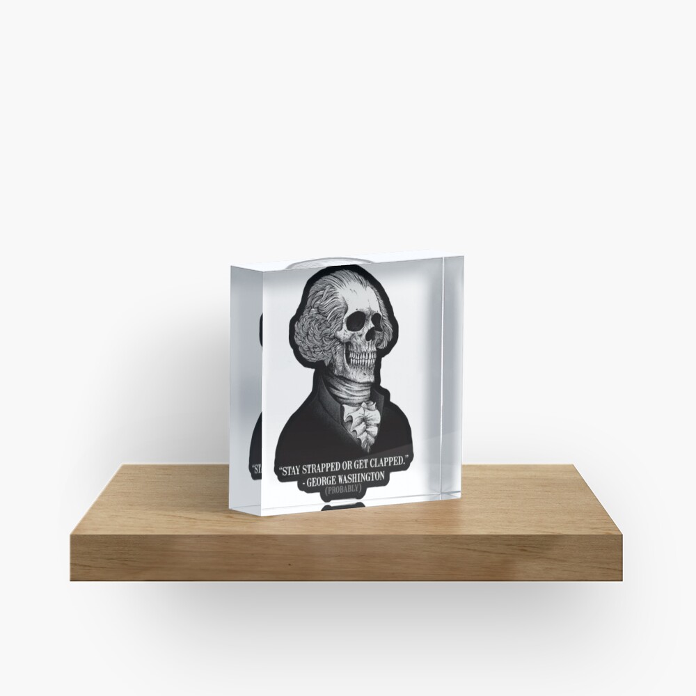 Vista previa del artículo con la obra «Bloque acrílico», diseñado y vendido por TaxThisFedBoy.