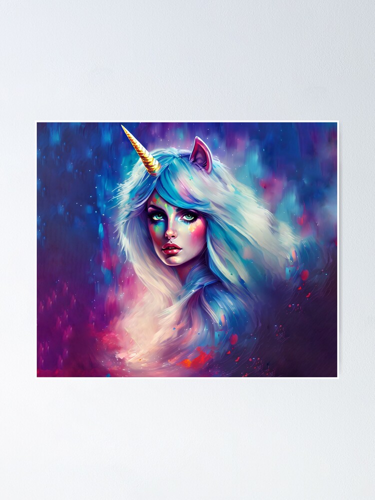 Im Magical Unicorn print Cute Gift for Girls Digital Art by Art Frikiland -  Pixels