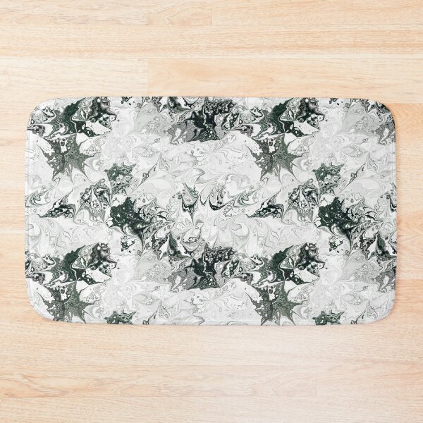 Item preview, Abstract Art - Flowing Art - gray green black white designed and sold by Connys Colorful World.