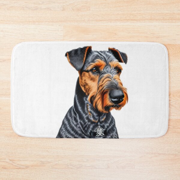 Item preview, Airedale Terrier, charcoal drawing, Ai Generated Art  designed and sold by ACC .