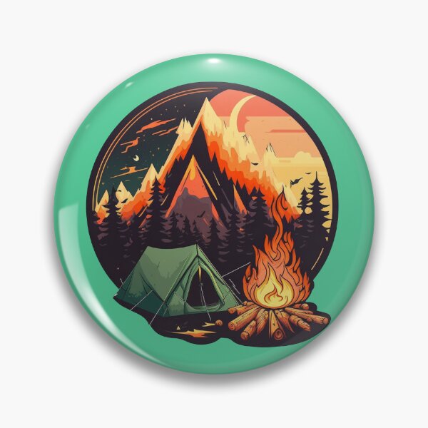 Artikelvorschau, Camping, Lagerfeuer, Lagerzelt, Campingliebhaber entworfen und verkauft von pixeldizajn.