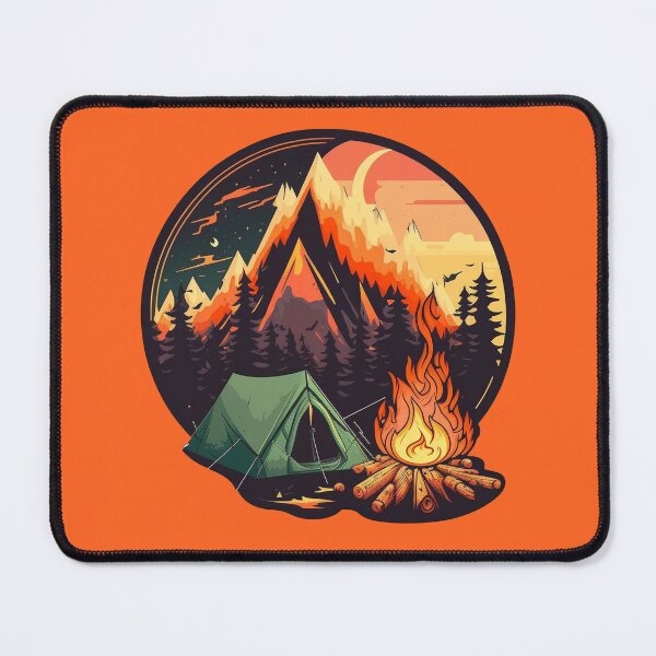 Item preview, Camping, camp fire, camp tent, camping lover designed and sold by pixeldizajn.