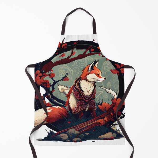 Item preview, Mystical Japanese Red Fox Artwork designed and sold by The-Dark-Art.