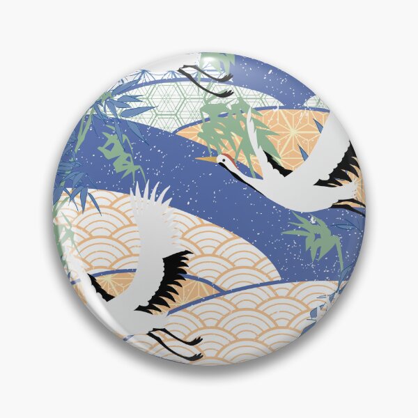 Item preview, traditional classical auspicious bamboo crane designed and sold by UnaWu533.