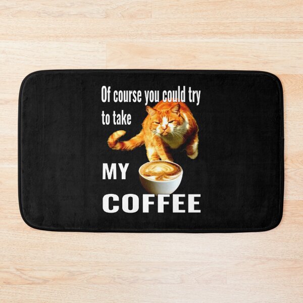 Item preview, Cat coffee lover designed and sold by CottagePop.