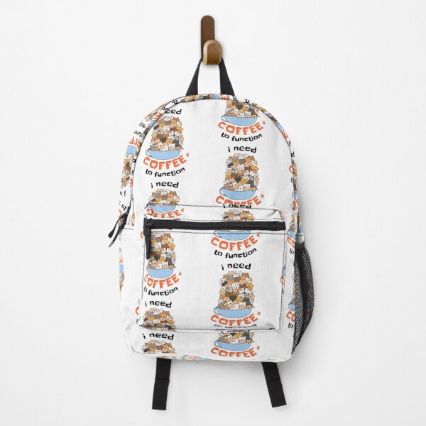 Item preview, I need coffee to function, funny cats, coffee quote. designed and sold by raspeed.