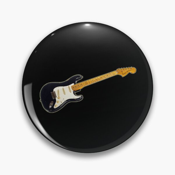 Item preview, Black Stratocaster guitar distressed look designed and sold by Phishbone.