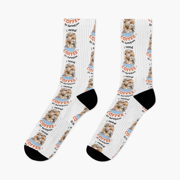 Item preview, I need coffee to function, funny cats, coffee quote. designed and sold by raspeed.