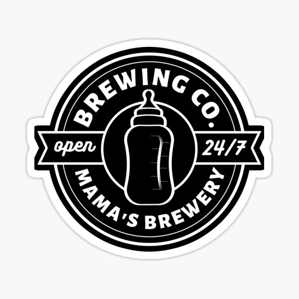Item preview, Mama's Boobery Breastfeeding Brewery New Mom Brewing Co designed and sold by yoshra.