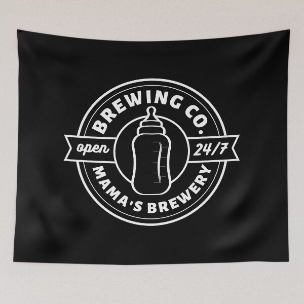 Item preview, Mama's Boobery Breastfeeding Brewery New Mom Brewing Co designed and sold by yoshra.