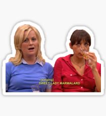 Ann and leslie Sticker
