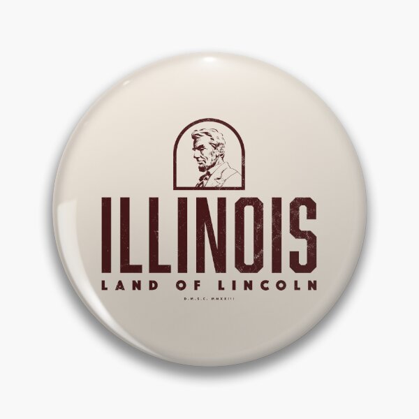 Item preview, Illinois - Land of Lincoln (Brown) designed and sold by deadmansupplyco.