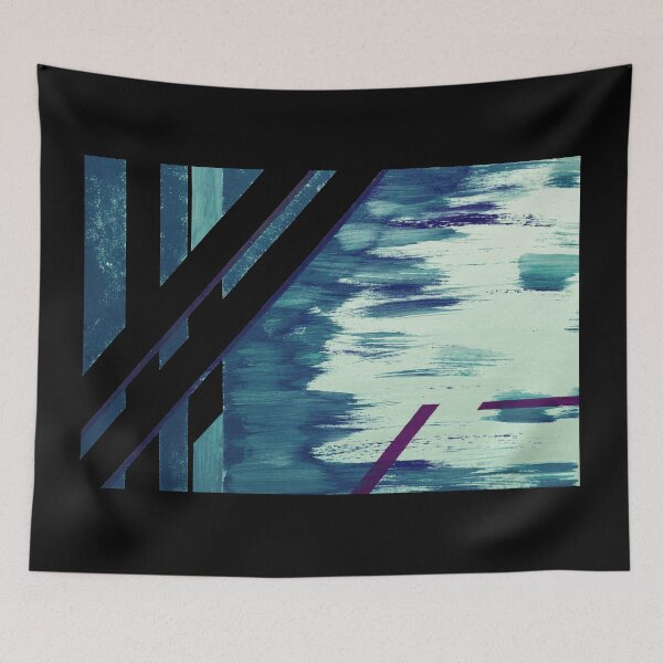 Item preview,   Bamboo grove in Winter Blues designed and sold by BlackArtichoke.