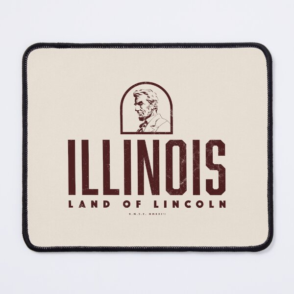 Item preview, Illinois - Land of Lincoln (Brown) designed and sold by deadmansupplyco.