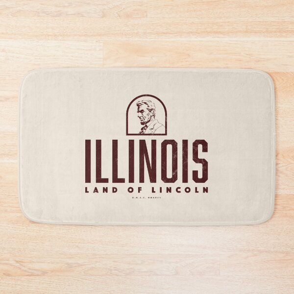 Item preview, Illinois - Land of Lincoln (Brown) designed and sold by deadmansupplyco.