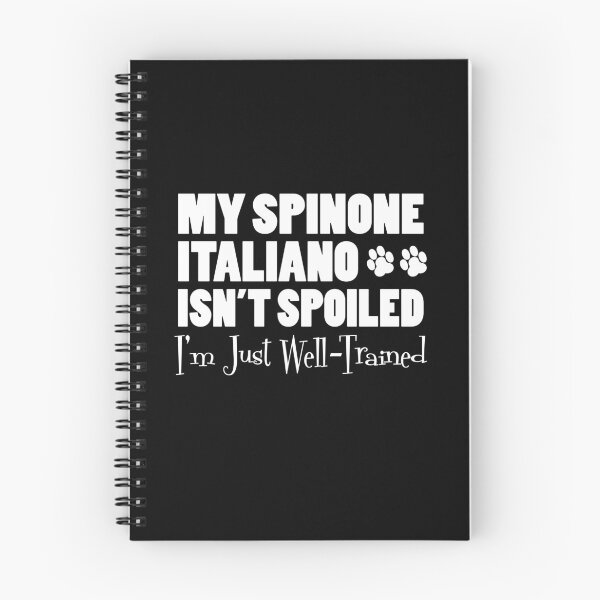 Item preview, Spinone Italiano Isn't Spoiled I'm Just Well Trained Paw Print designed and sold by jaycartoonist.