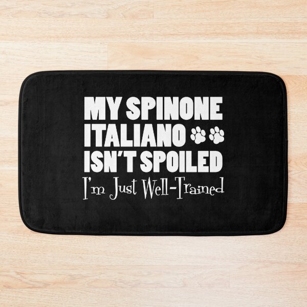 Item preview, Spinone Italiano Isn't Spoiled I'm Just Well Trained Paw Print designed and sold by jaycartoonist.