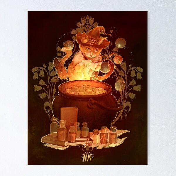 Item preview, Magic cat Familiar designed and sold by ⋆⭒˚.⋆ Melinore Noctua ⋆⭒˚.⋆.