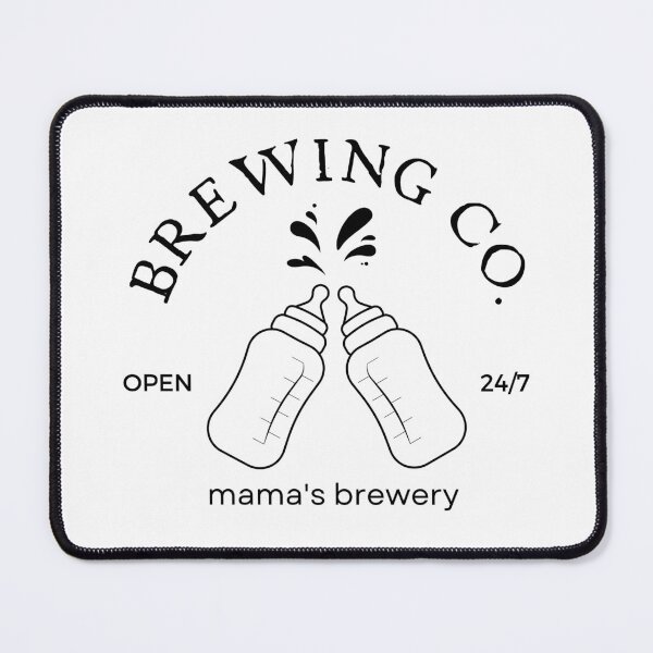 Item preview, Mama's Boobery Breastfeeding Brewery New Mom Brewing Co designed and sold by yoshra.