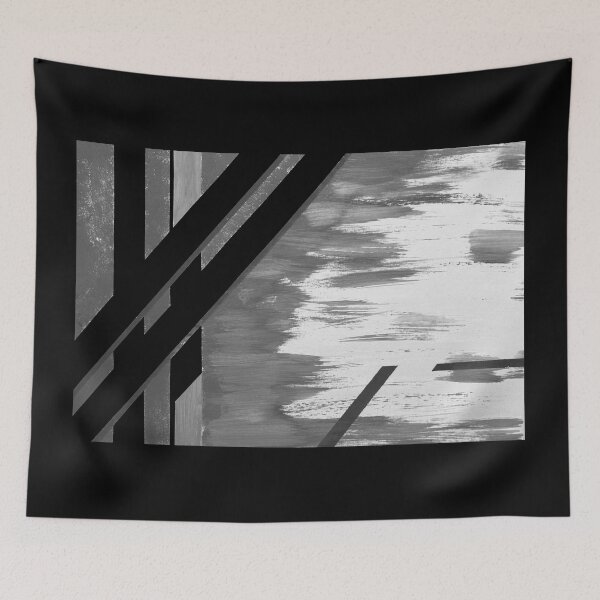 Item preview,  Bamboo grove in Winter Shades of Gray designed and sold by BlackArtichoke.