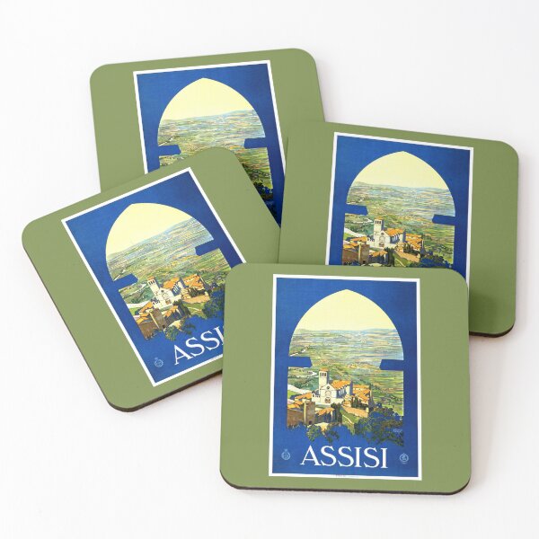 Item preview, Art Deco Travel: Assisi designed and sold by Styled Vintage.