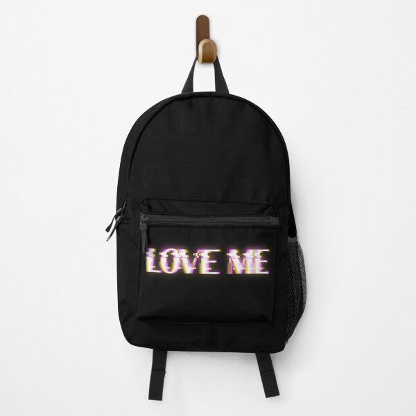 Item preview, Love Me - Glitchy Yellow and Purple Quote designed and sold by StereoColors.