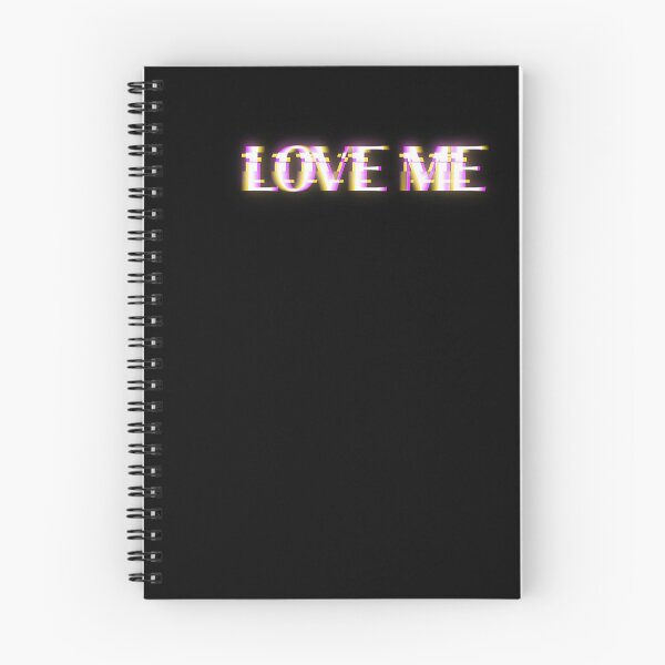 Item preview, Love Me - Glitchy Yellow and Purple Quote designed and sold by StereoColors.