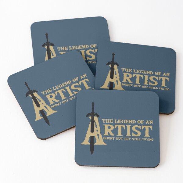 Item preview, Legend of An Artist Burnt Out But Still Trying Parody designed and sold by everything4eva.