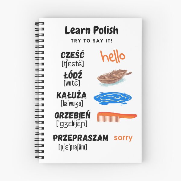Item preview, Funny Polish Language Learning - difficult words 2 designed and sold by Nicefoxy.