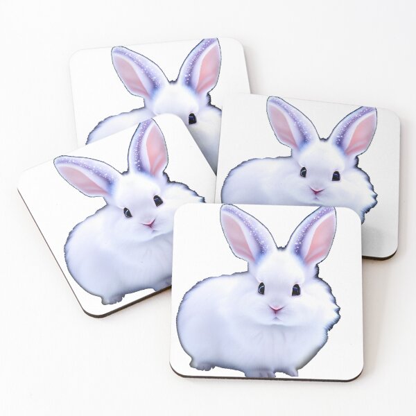 Item preview, Cute White Rabbit designed and sold by Basunat.