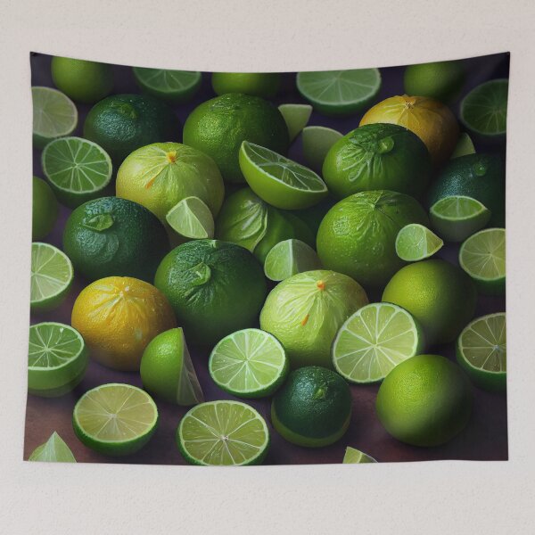 Item preview, A Sundry Plethora of Limes Digital Painting designed and sold by CodeAndColors.