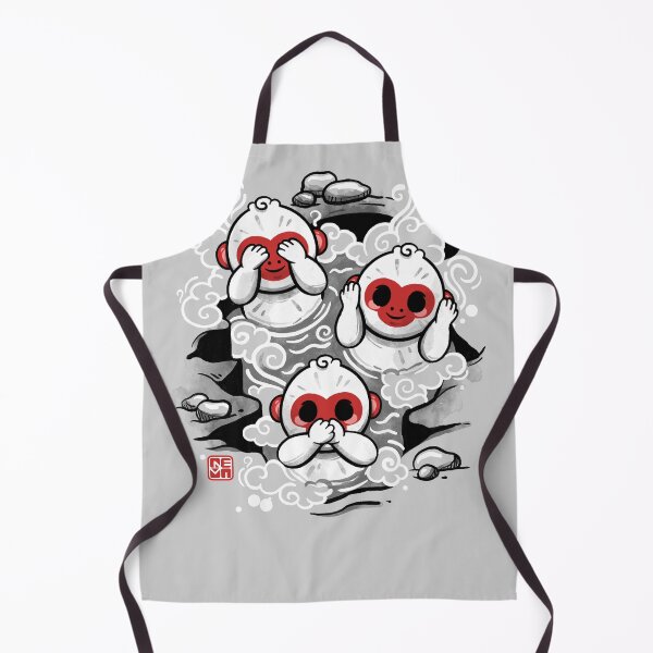Item preview, three wise monkeys japanese designed and sold by NemiMakeit.
