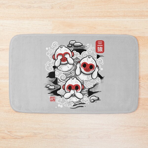 Item preview, three wise monkeys japanese designed and sold by NemiMakeit.