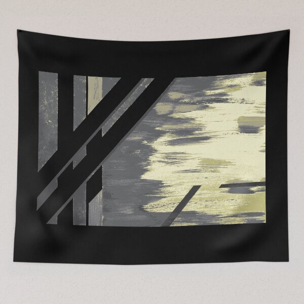 Item preview, Bamboo grove in Winter Shades of Gray and Sand designed and sold by BlackArtichoke.