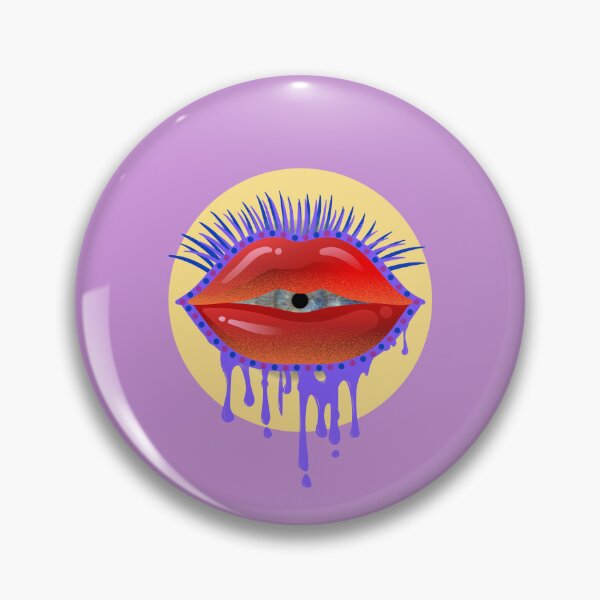 Item preview, dripping lips with seeing eye designed and sold by GHANLUES.