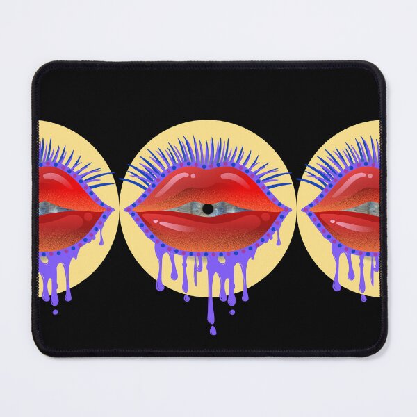 Item preview, dripping lips with seeing eye designed and sold by GHANLUES.