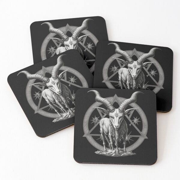 Item preview, Occult Satanic Baphomet Goat in Pentagram designed and sold by k3rstman1.