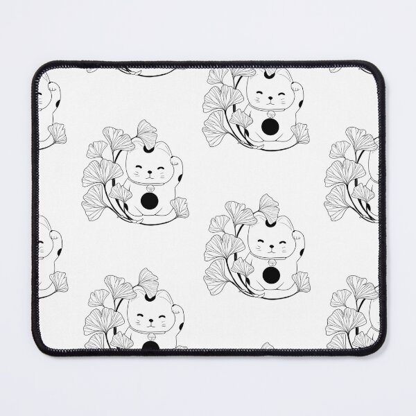 Item preview, Lucky Cat (line art) designed and sold by Cecilia Yamashita.