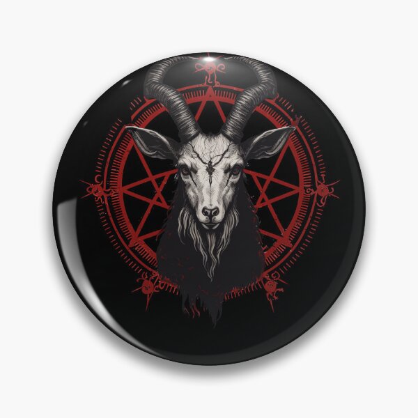 Item preview, Occult Satanic Baphomet Goat in Pentagram designed and sold by k3rstman1.