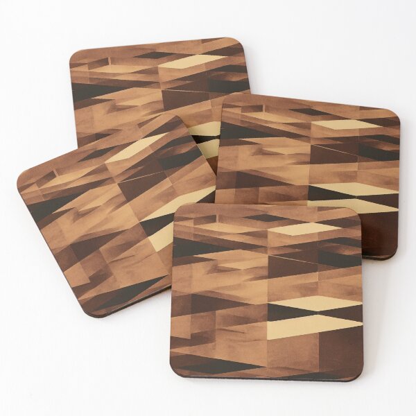 Item preview, Warm modern geometric decor pattern designed and sold by Dise37.