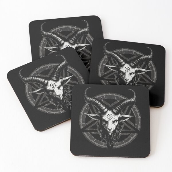 Item preview, Occult Satanic Baphomet Goat in Pentagram designed and sold by k3rstman1.