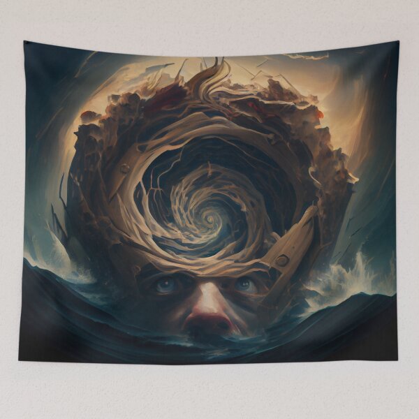 Item preview, Maelstrom of Frustration Digital Painting designed and sold by CodeAndColors.