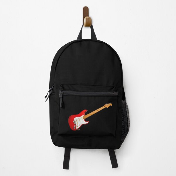 Item preview, Red Stratocaster guitar distressed look designed and sold by Phishbone.