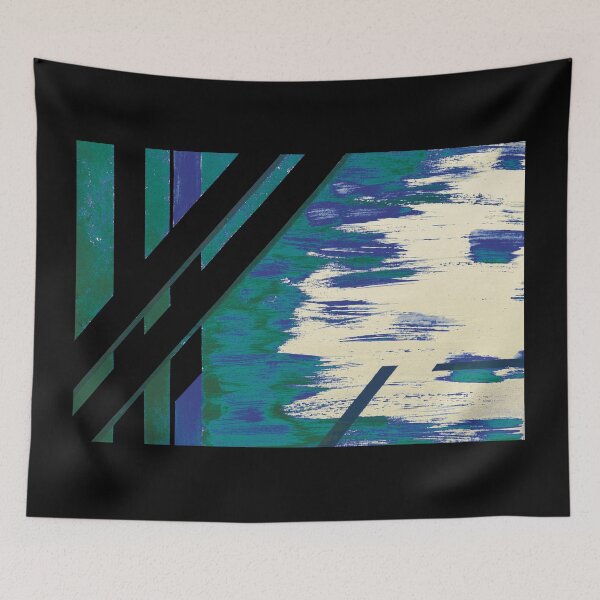 Item preview,  Bamboo grove in Warm Blues designed and sold by BlackArtichoke.