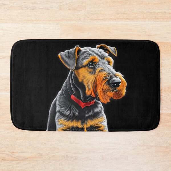 Item preview, Airedale Terrier, charcoal drawing, Ai Generated Art  designed and sold by ACC .